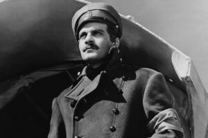 Omar Sharif, in una scena del film "Il Dottor Zivago"