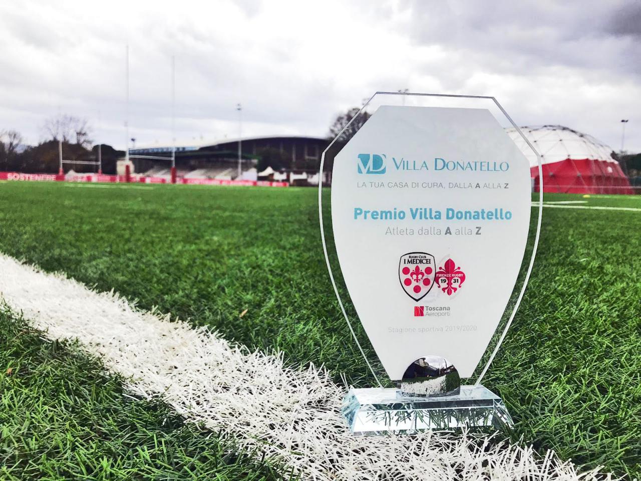 Villa Donatello istituisce un premio per i giovani del Firenze Rugby