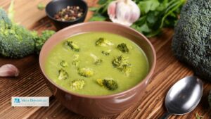 una zuppa di broccoli