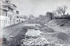 Demolizione mura viali Firenze